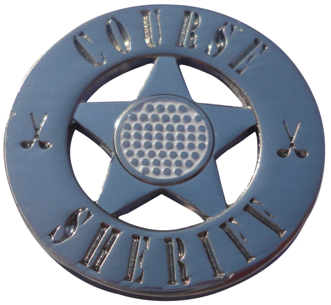 Course Sheriff Ball Marker