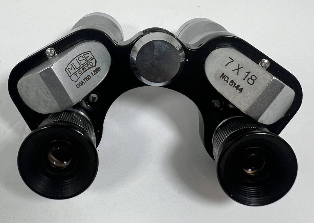 Muse Binoculars - Model No. 5144- 7X, 18  Opera Glasses w/ Leather Case