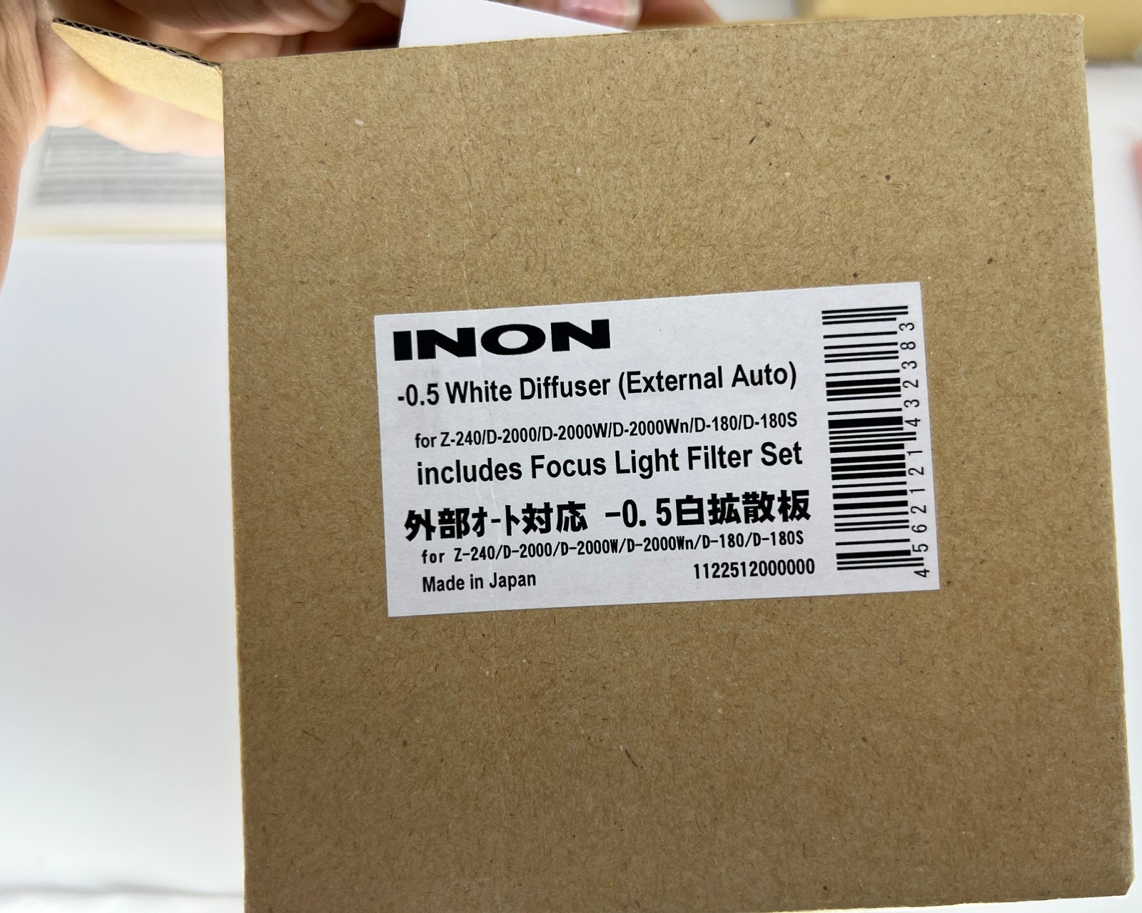 INON D-2000 type2 Underwater Strobe Light for Diving Photography Diffuser Works