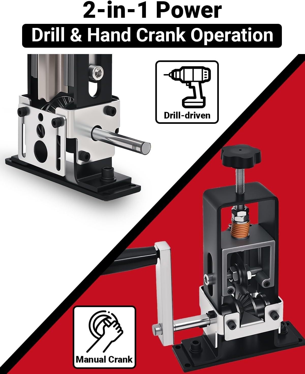 Wire Stripper Machine, 0.06-1 Inch Manual Wire Stripping Machine with Blade, Dr