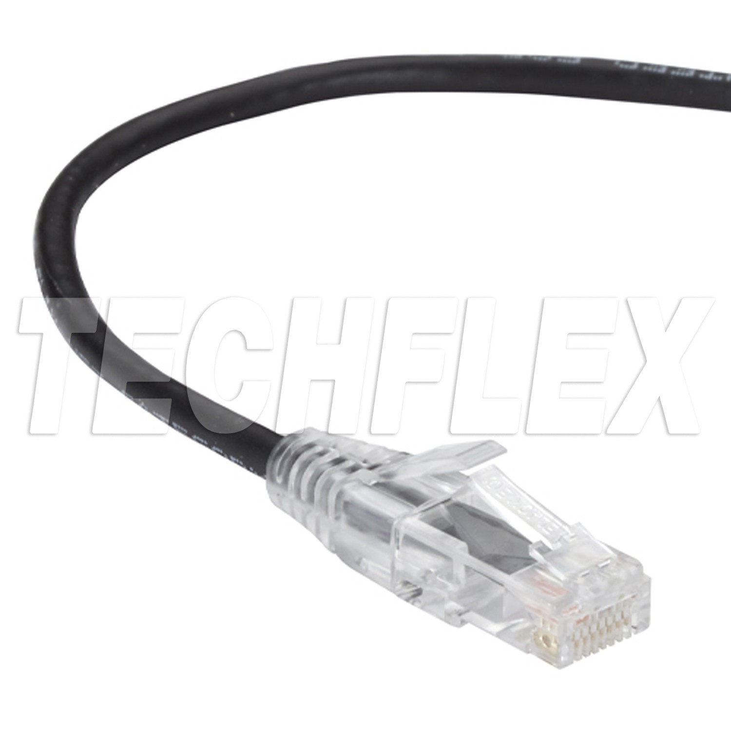 BB-C6PC28-10-BK     Slim-Net Cat6 Patch Cable - 10FT - Black