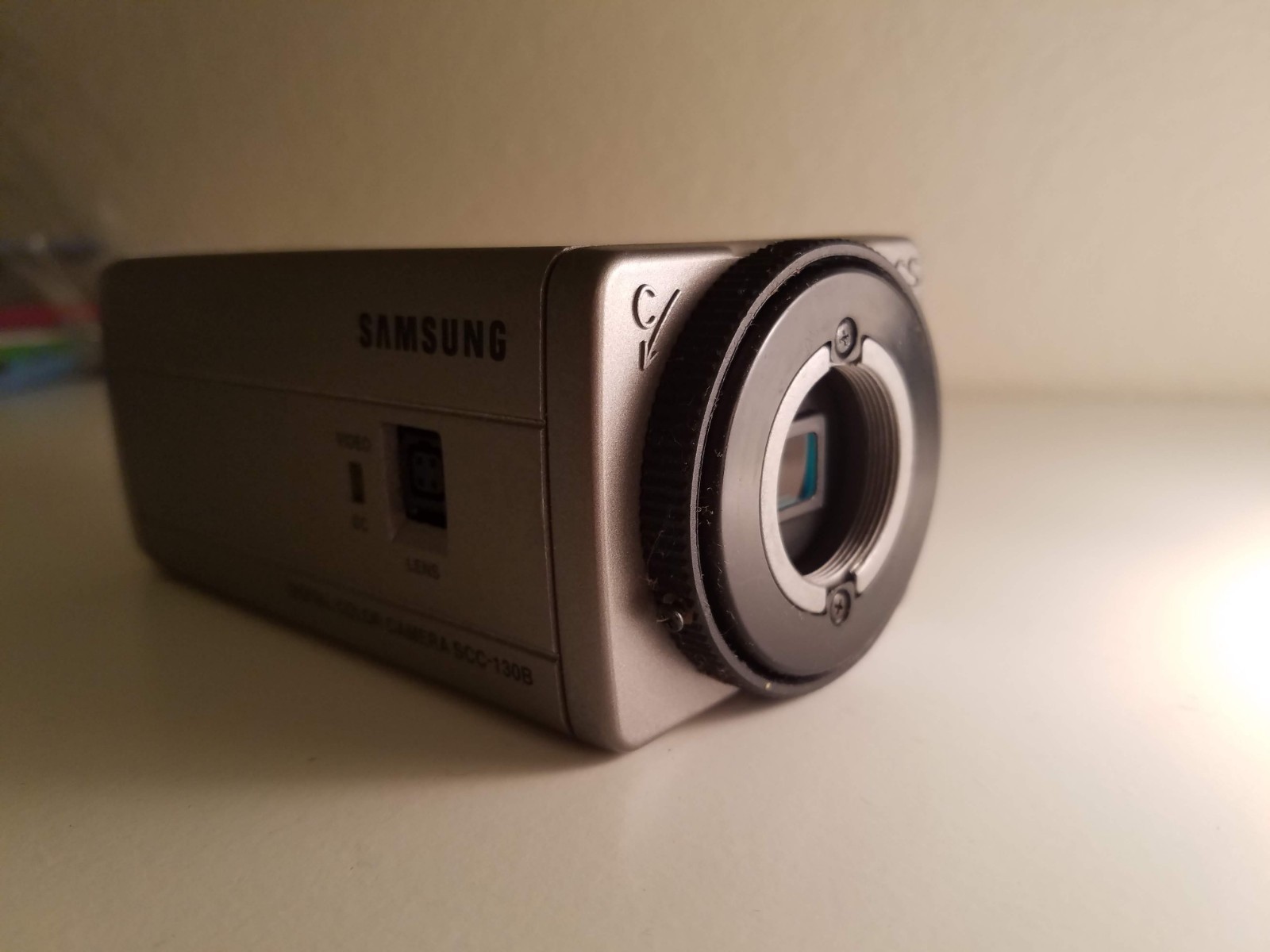 Samsung SCC-130B Indoor CCTV Box Security Camera Surveillance NO LENS INCLUDED