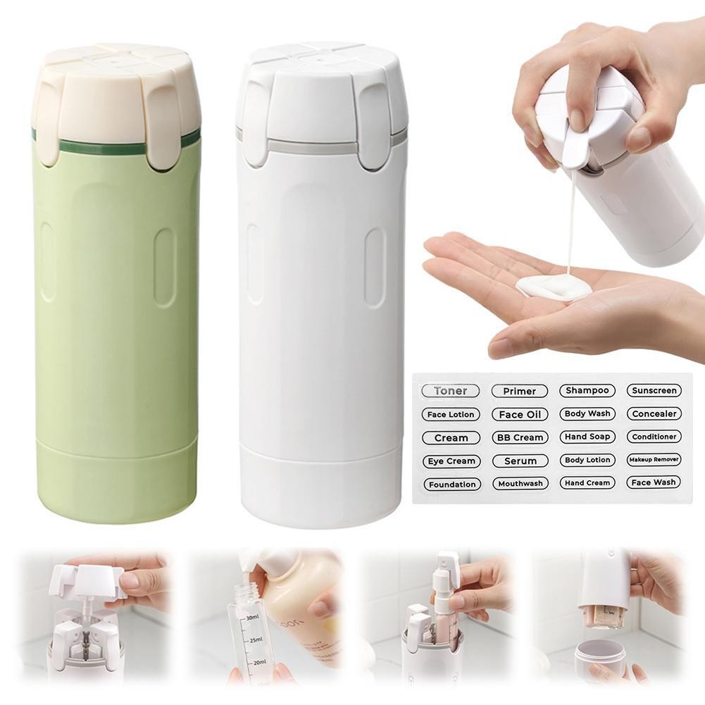 4 In 1 Travel Dispenser Portable Travel Bottles Leak Proof Leakproof Travel Cont