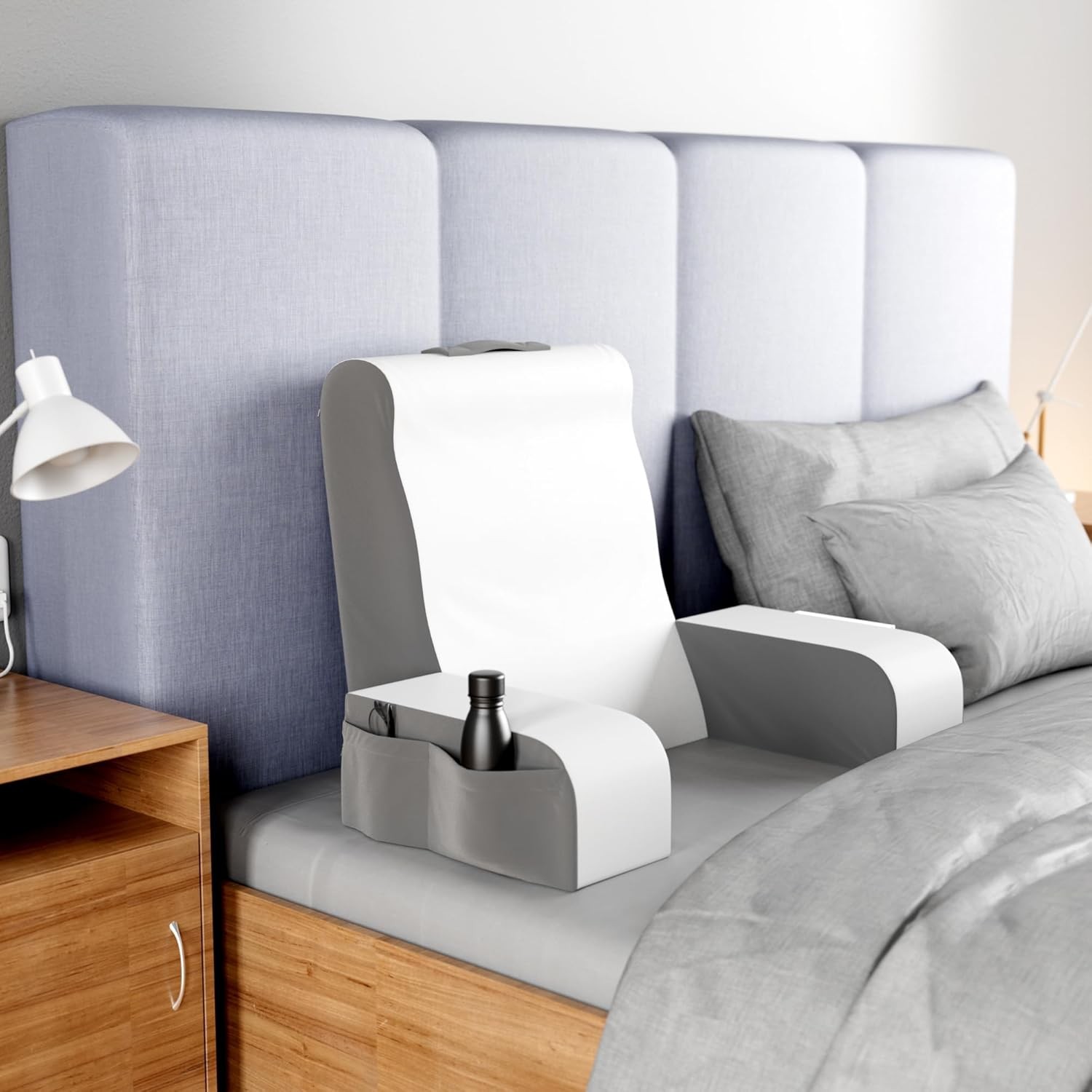 Corbus Wedge Reading Pillow, Bed Sitting Support Cushion,