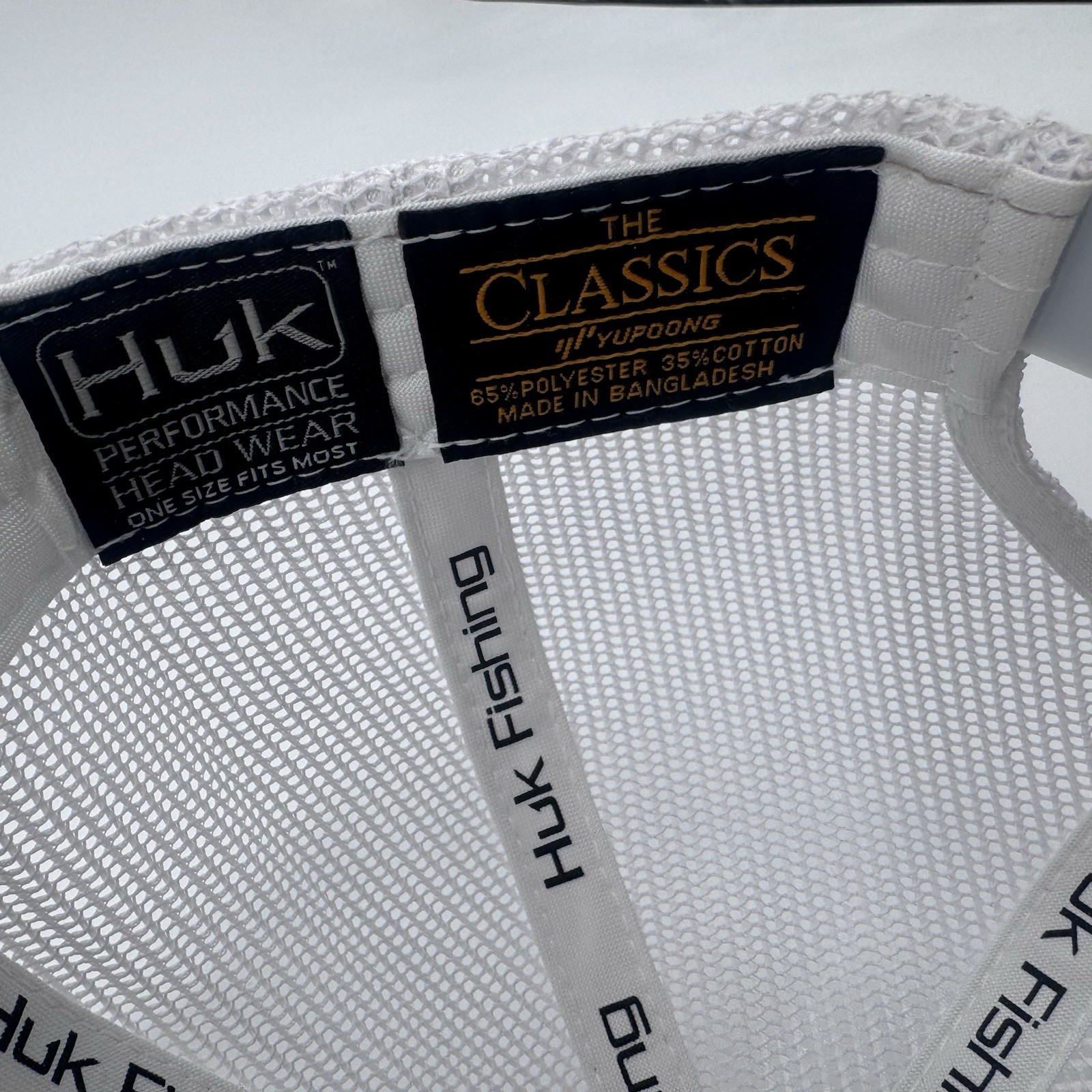 Huk Huk'd Up Trucker Hat Cap Tan And White Adjustable Snapback Fast Shipping