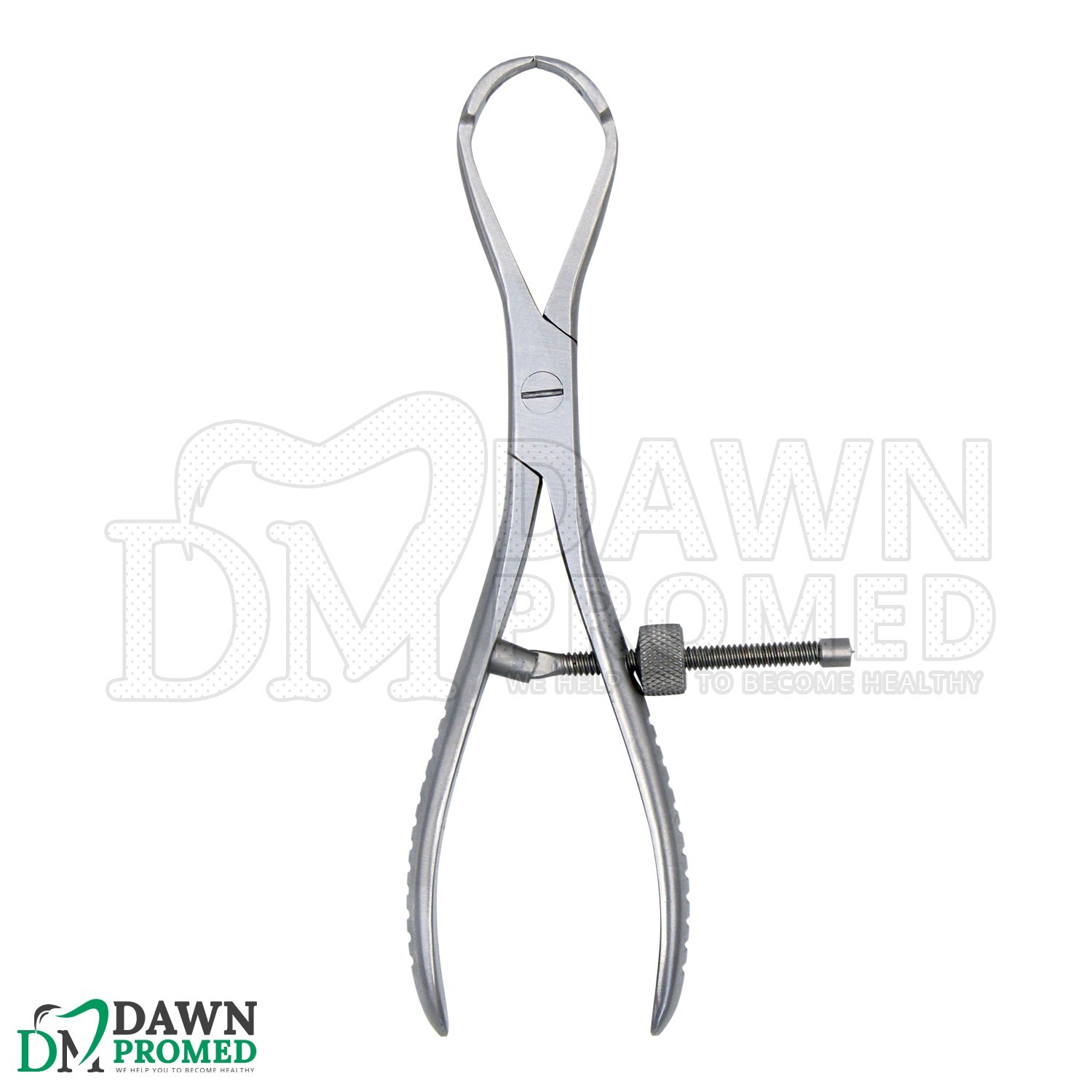 2 Pcs Patella Bone Holding Forceps 7.25" W/ Wheel Locking Orthopedic Instruments