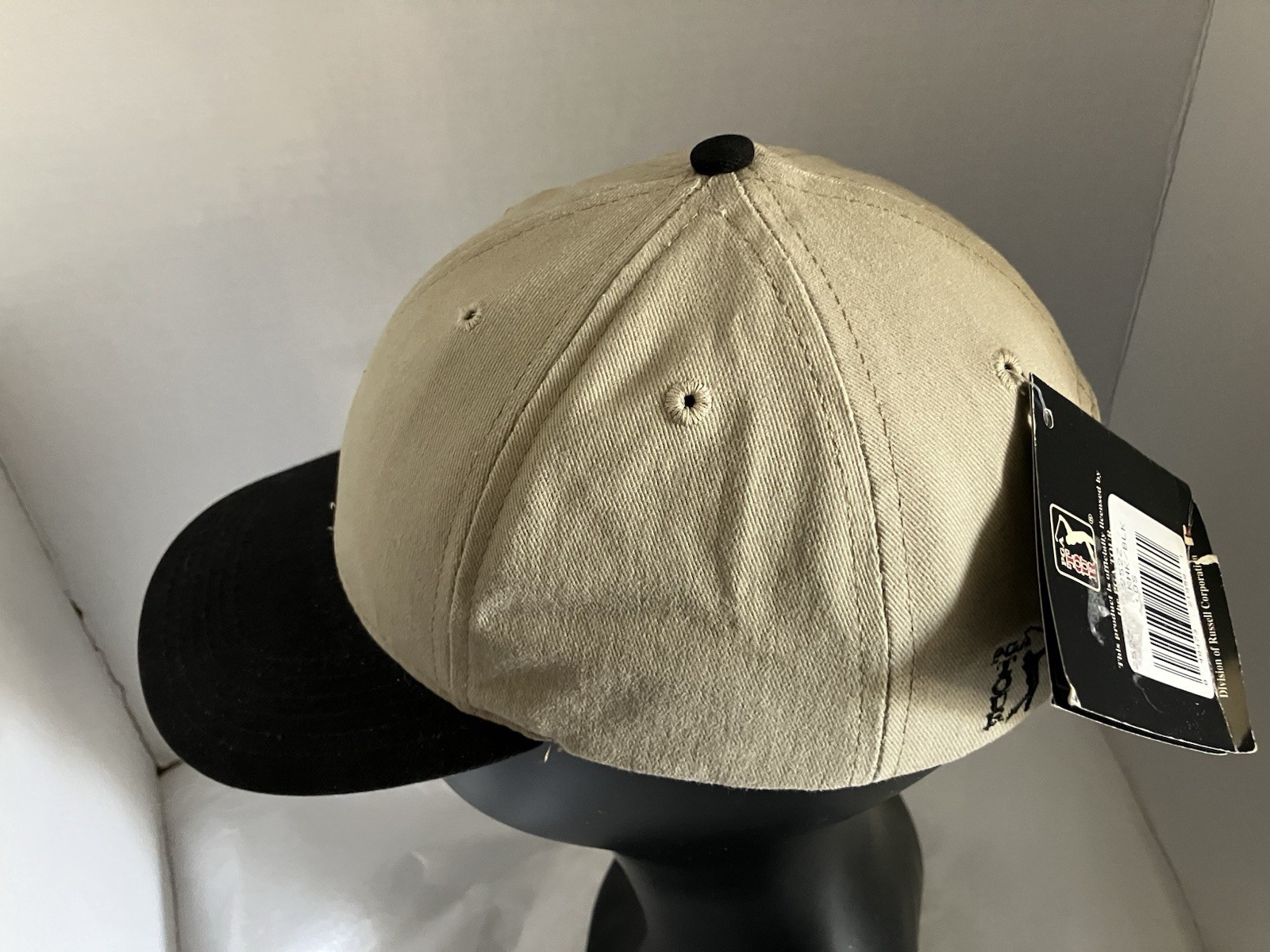 PGA Tour Khaki/Black Adjustable Strap Hat NWT