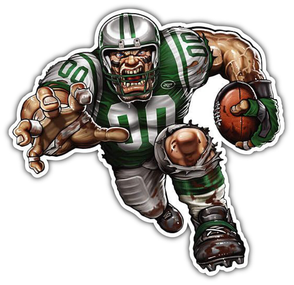 New York Jets NFL Football Logo Sport Car Bumper Sticker Decal "SIZES"