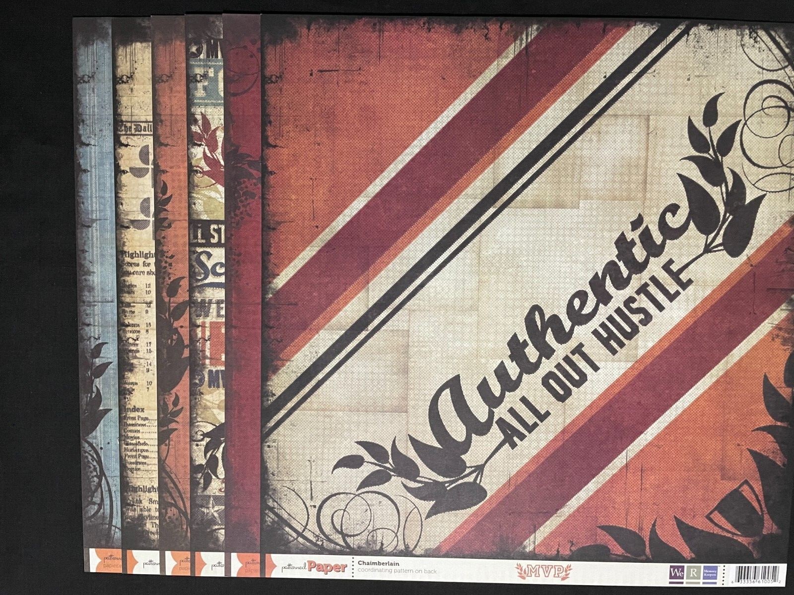 WE R MEMORY KEEPERS "MVP" 12X12 DS HEAVY PAPERS
