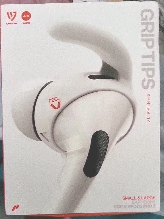 Proof Labs 4 Pairs for AirPods Pro 2 Ear Hooks Covers  & Storage Pouch Grip Tips