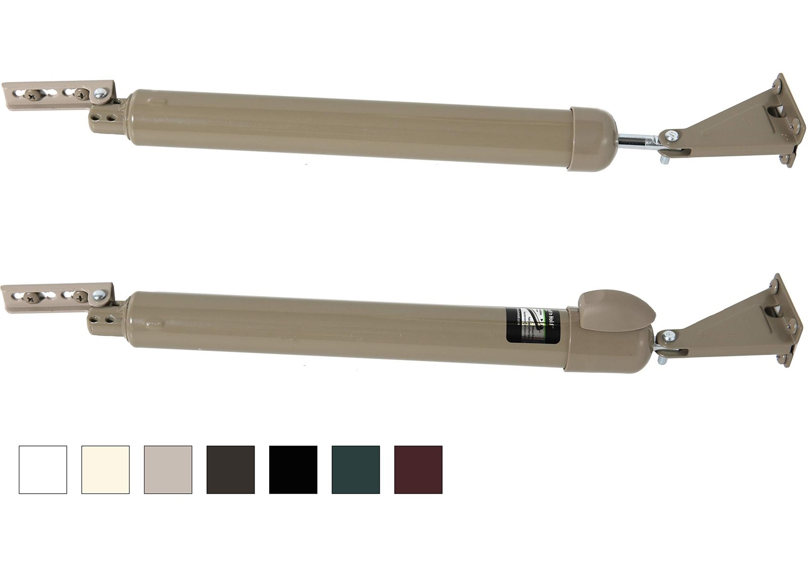 Touch 'n Hold Smooth Dual Door Closer System (Sandstone) – Heavy-Duty - To