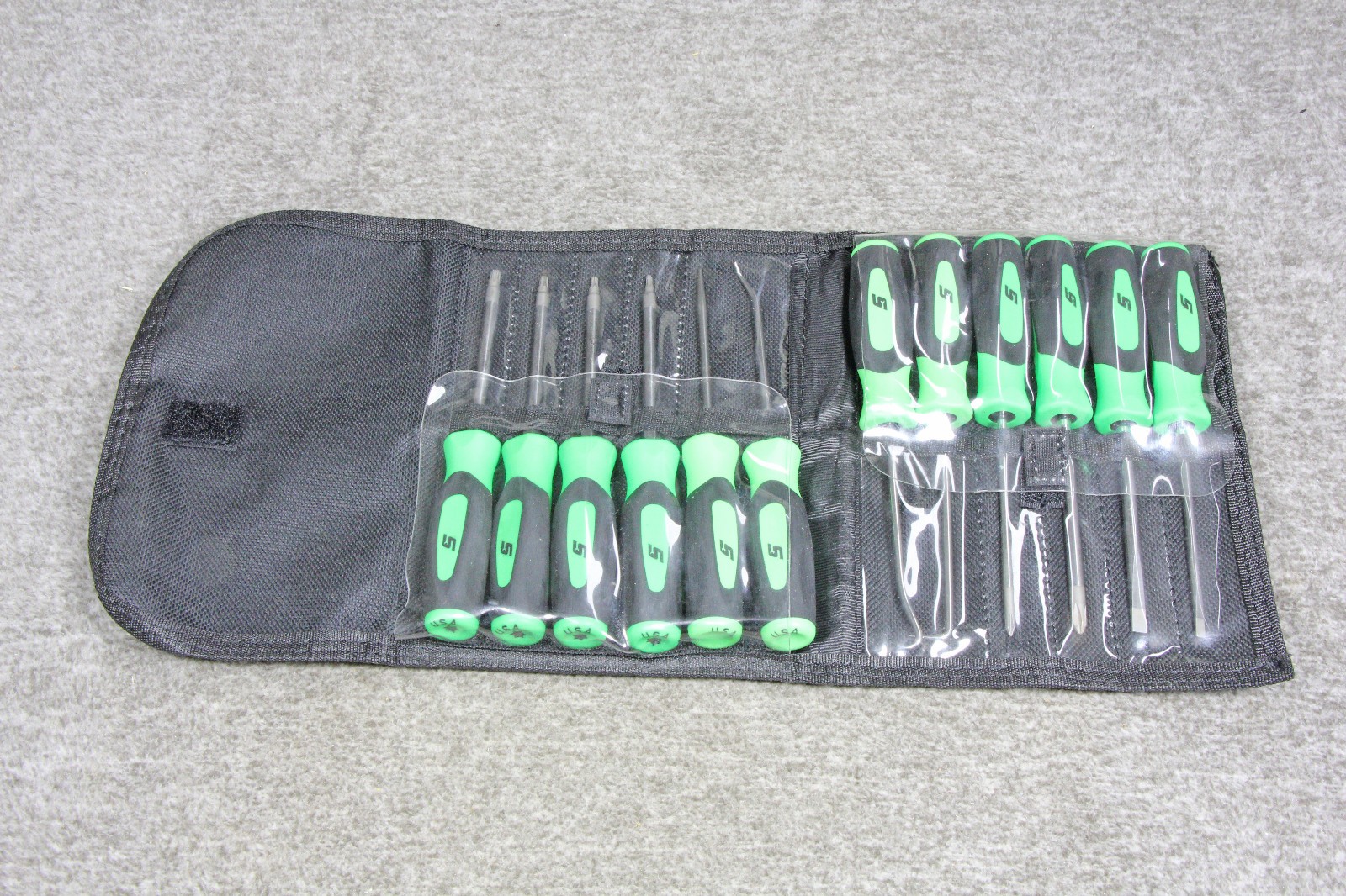 Snap-on SGMINI12AG 12 Piece Mini Soft Grip Screwdriver Torx Pick Set