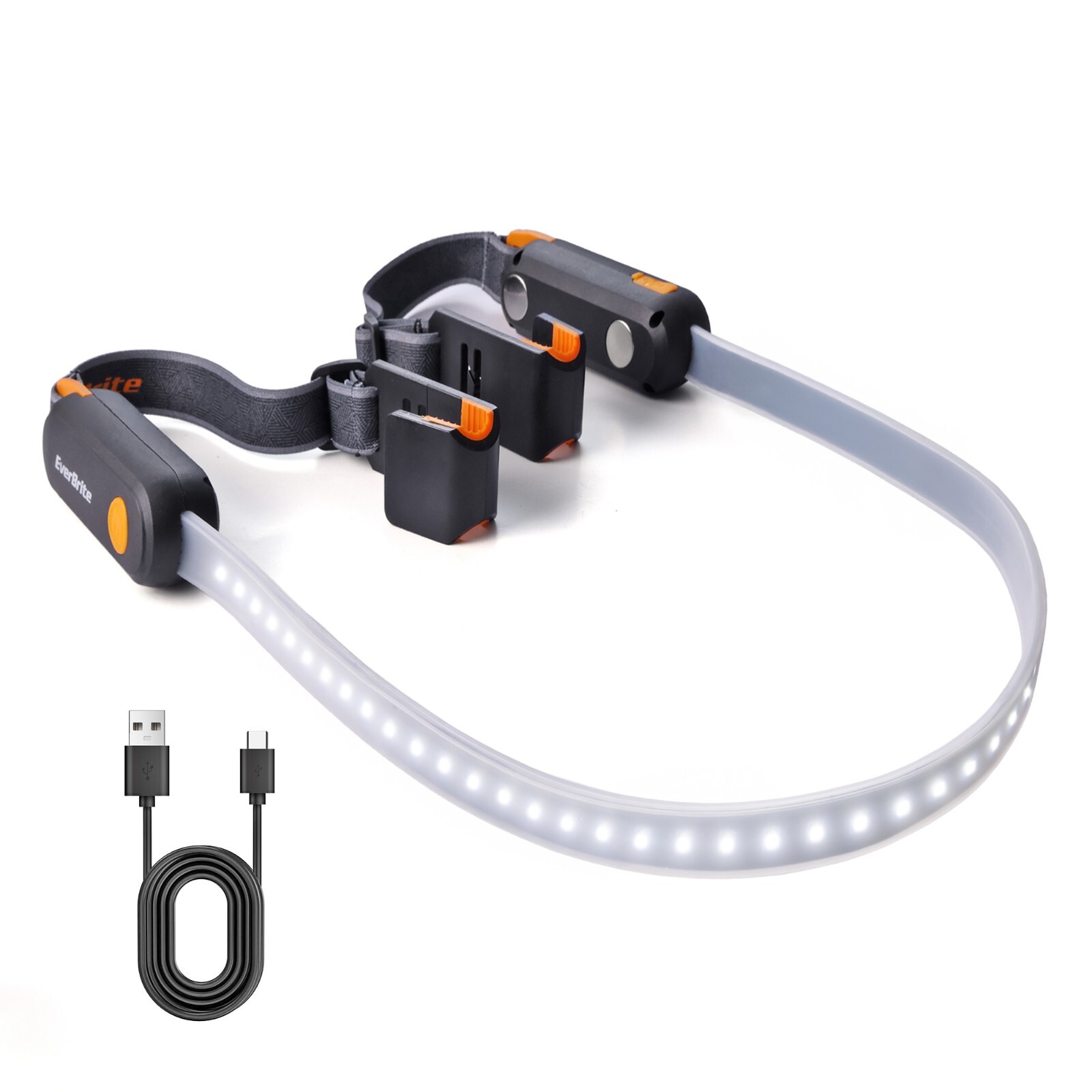 EverBrite Rechargeable LED Underhood Work Light w/3 Mode Magnetic Work Light Bar