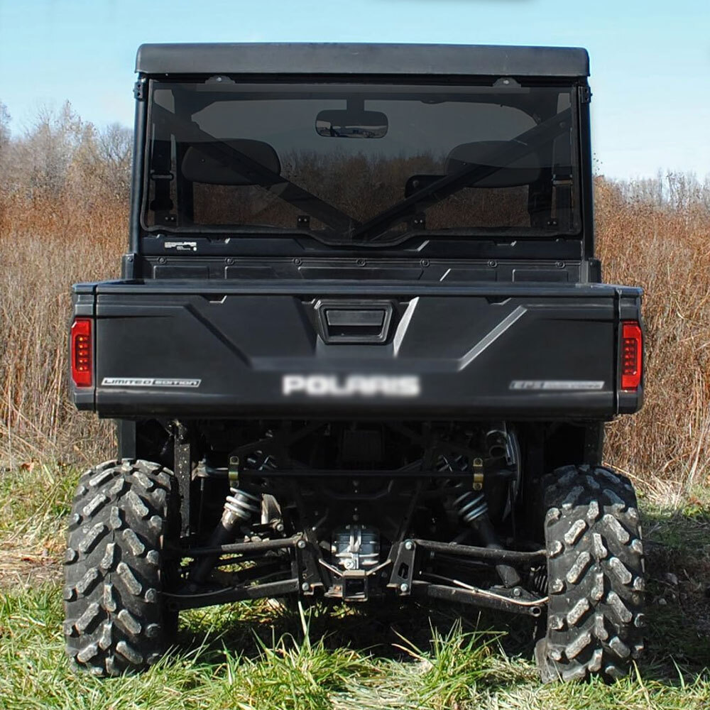 UTV Dark Back Windshield Rear Window for 2017-2025 Polaris Ranger XP 1000/Crew