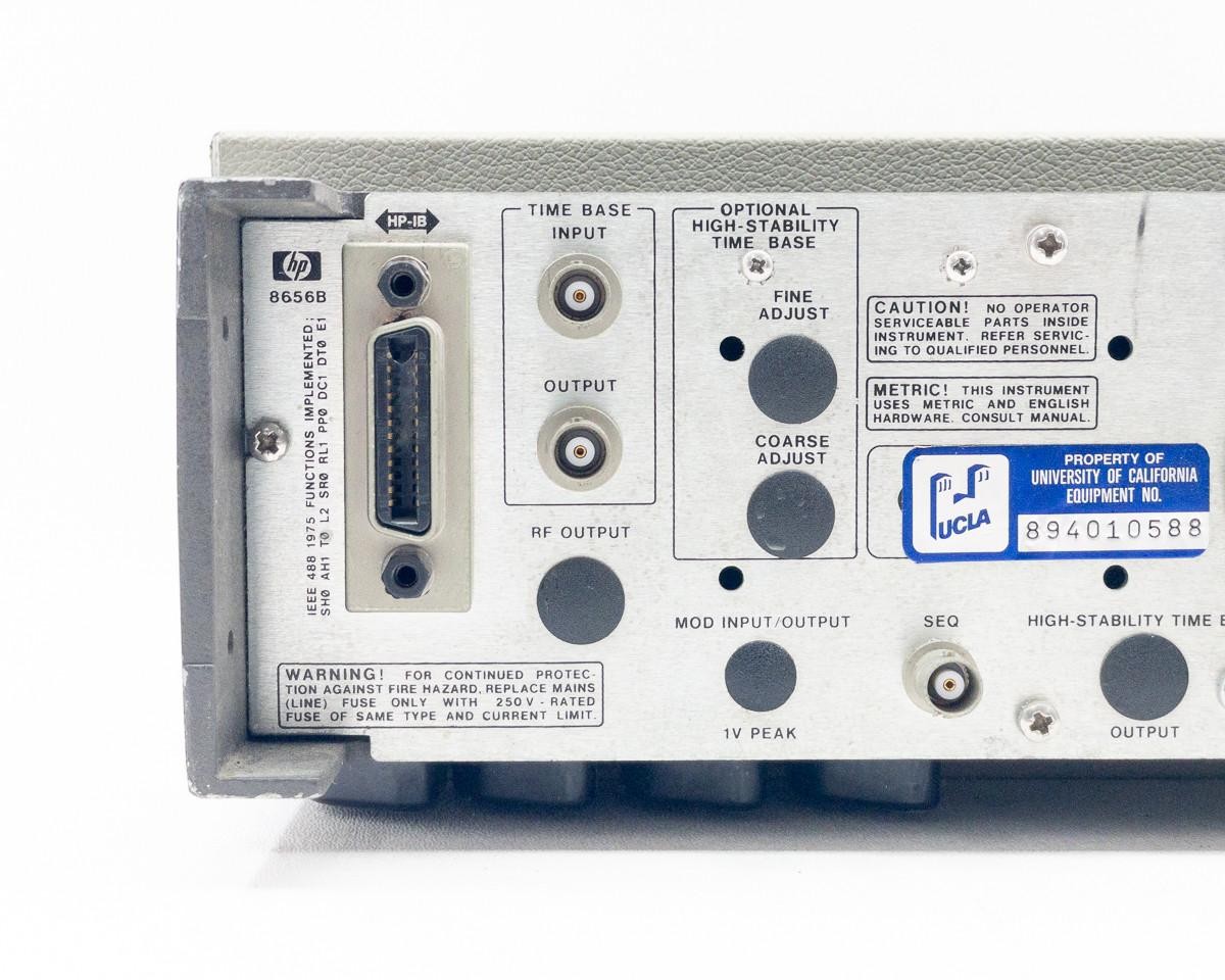 Hewlett Packard 8656B Signal Generator 0.1-990 MHz, Wide-Range RF Source