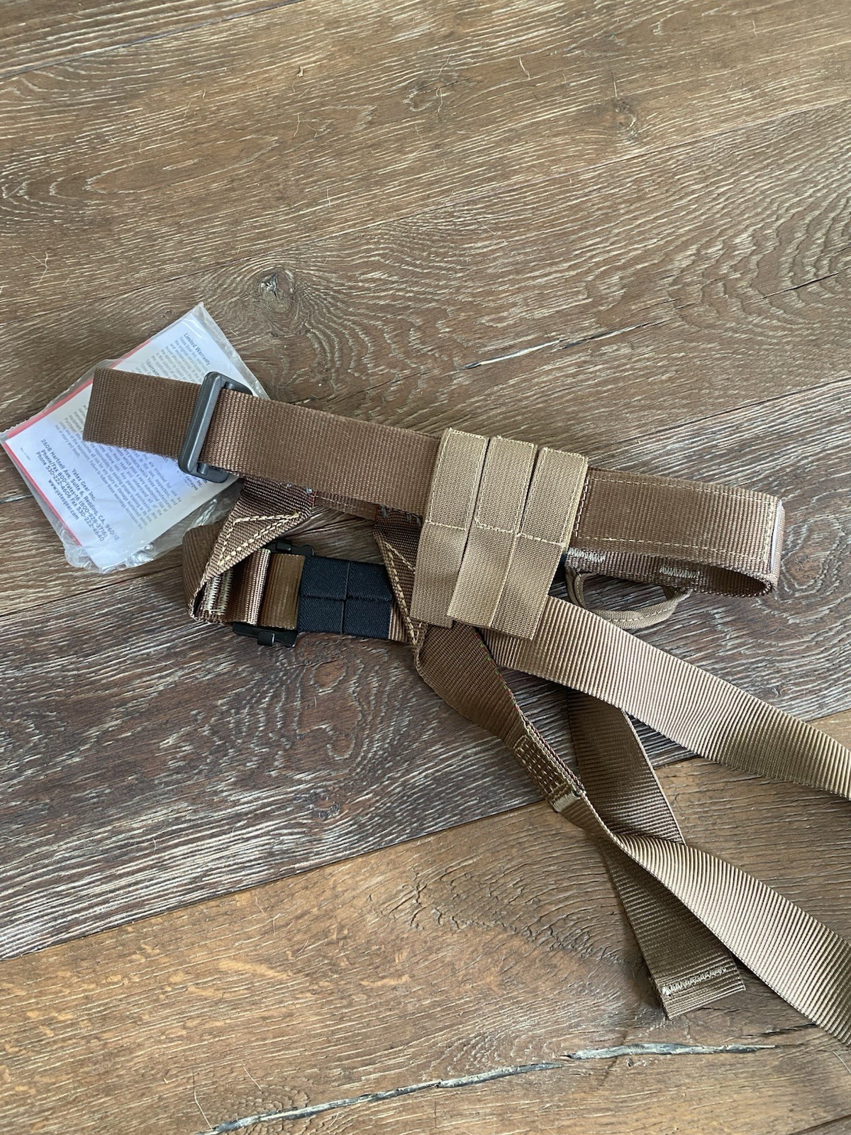 Yates Assault Climbing Belt MEDIUM Tactical Military