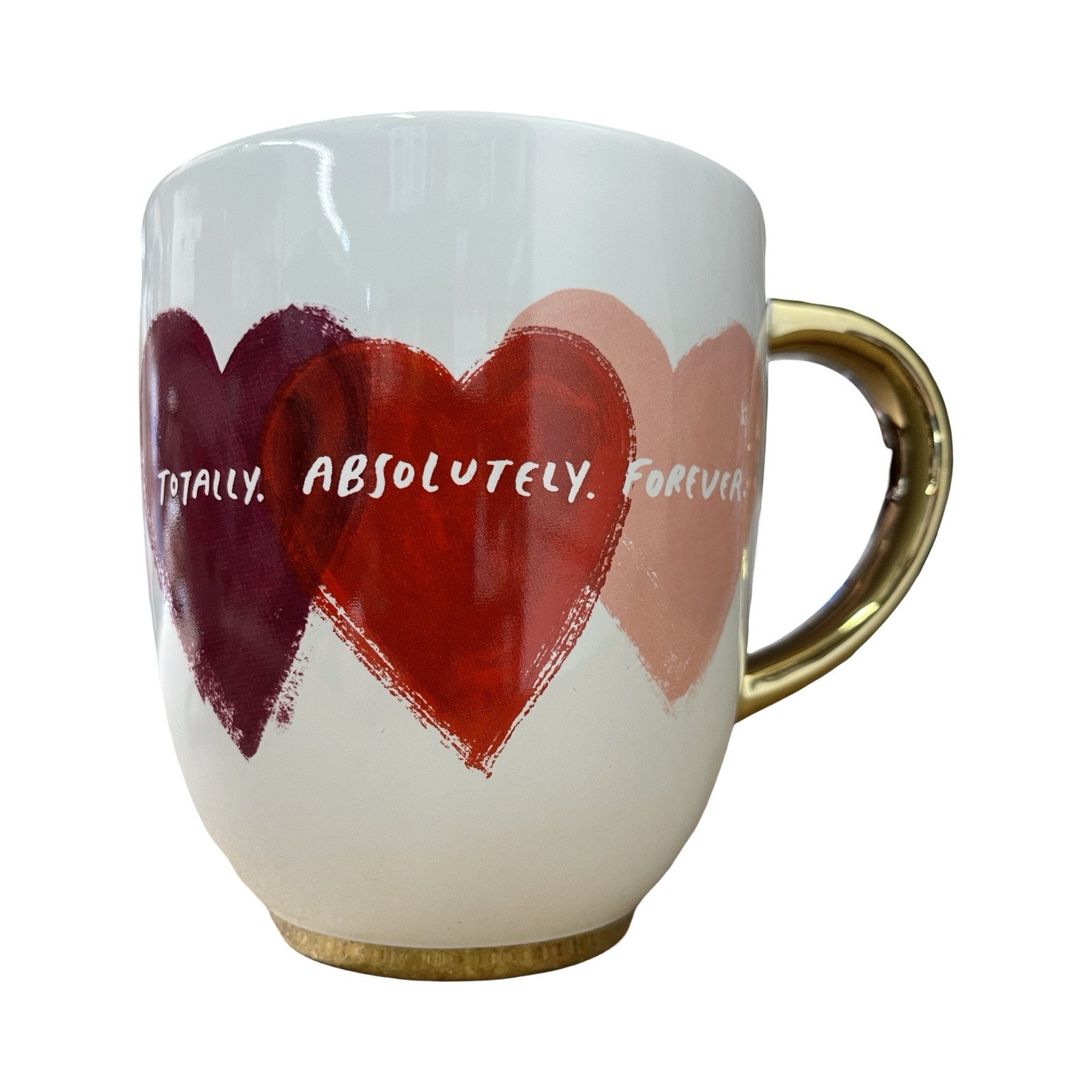Hallmark Totally. Absolutely. Forever. Hearts Love Ceramic Coffee Mug