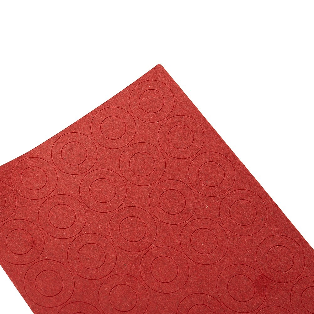 Battery Insulators Paper Cardboard Hollow Insulating Red 10mm 2 Sheets