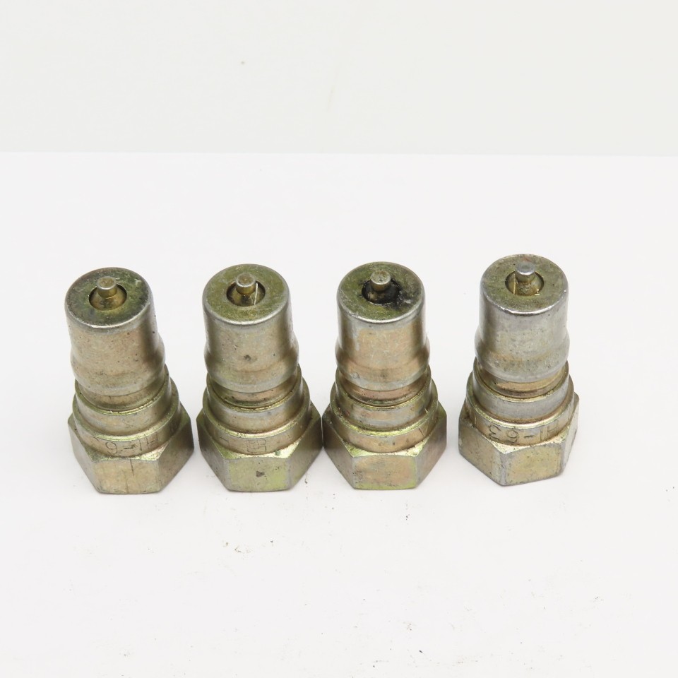 Parker H1-63 1/8" Hydraulic Quick Coupling Male Nipple ISO 7241 Ser. B Lot Of 4