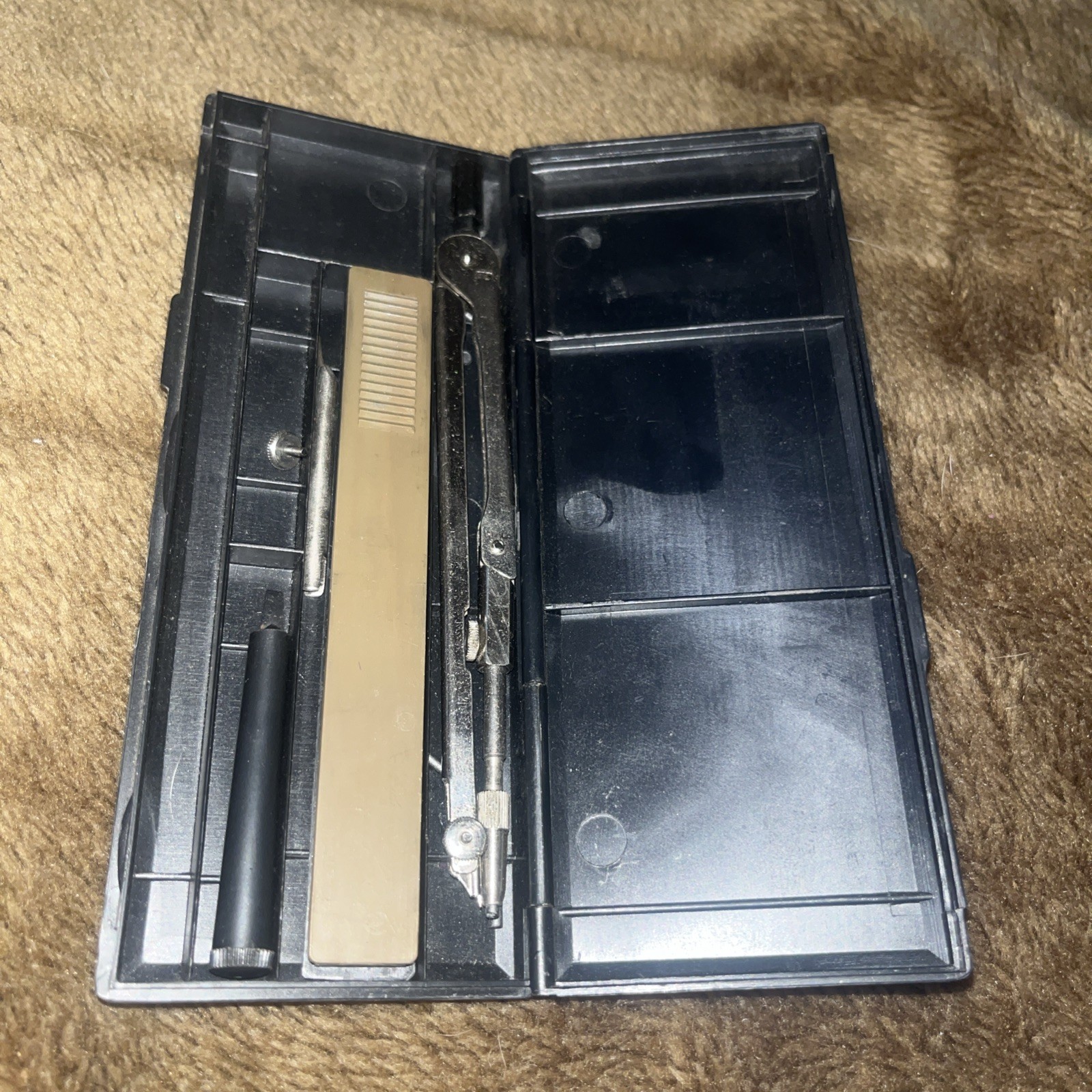 USSR Vintage Drafting / Technical Drawing Tool Set in Case – Soviet Era