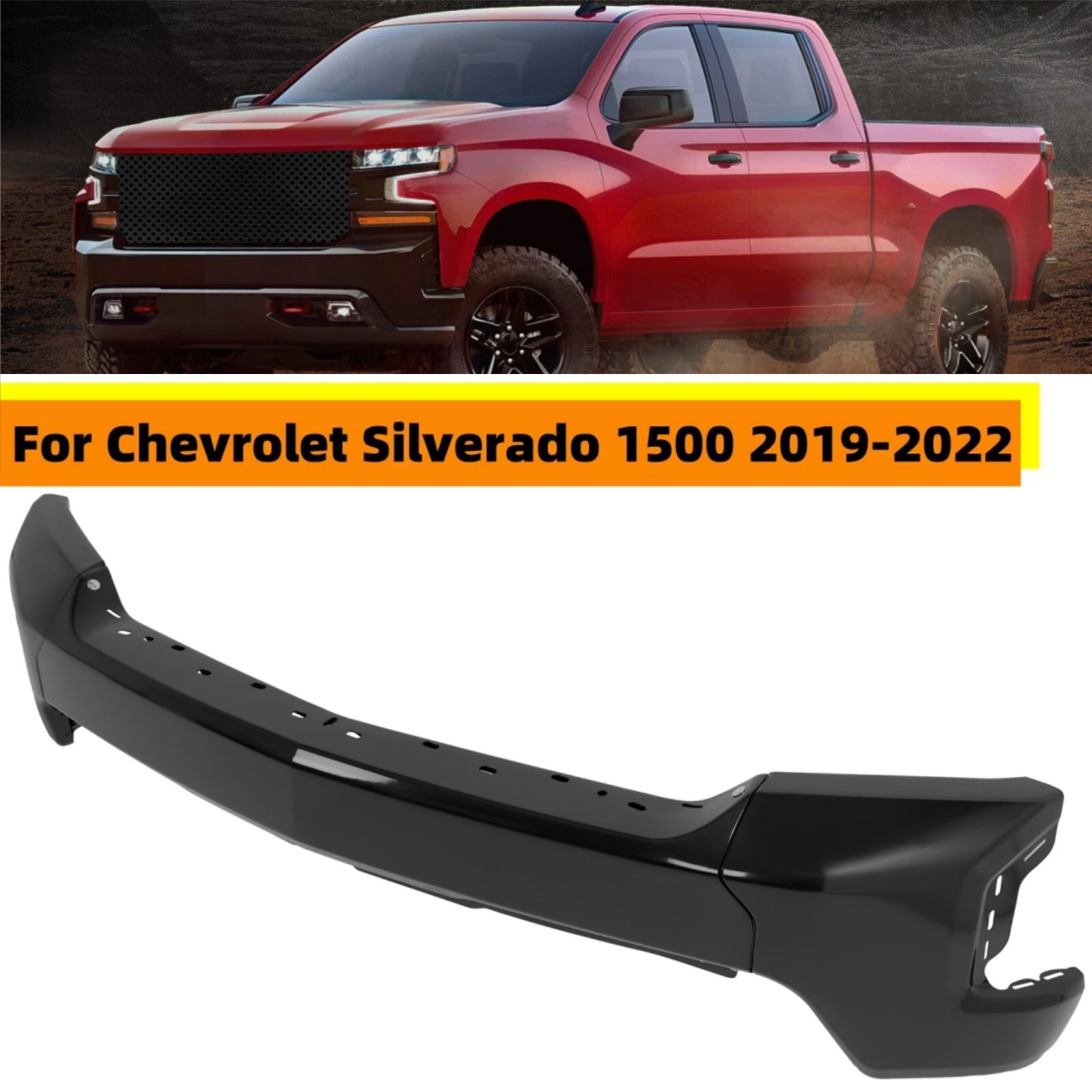 NEW Primered Steel Front Bumper Face Bar for 2019-2022 Chevy Silverado 1500