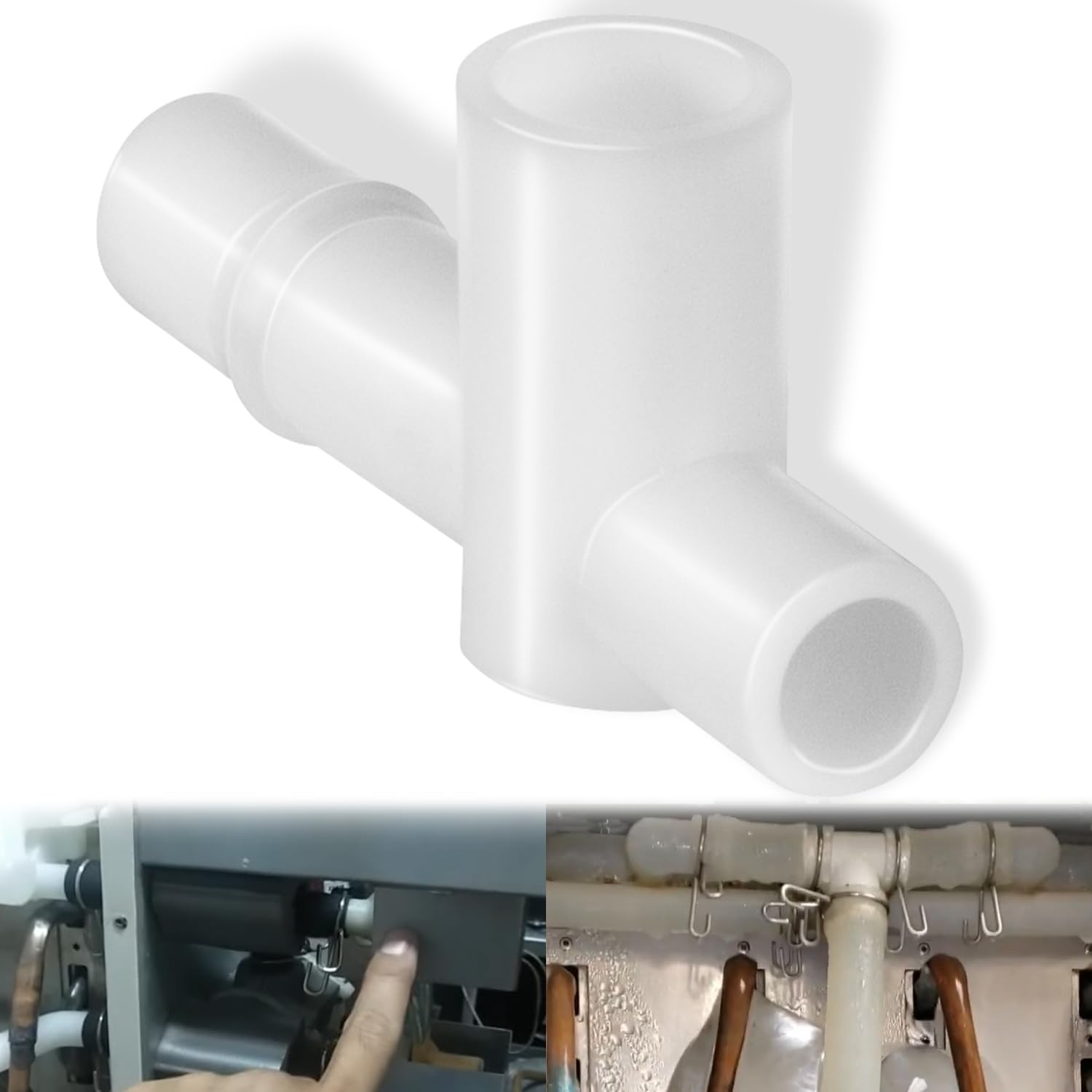 4A0177-01 Sanoprene Tee for Hoshizaki Ice Maker Machine Water Line Connector