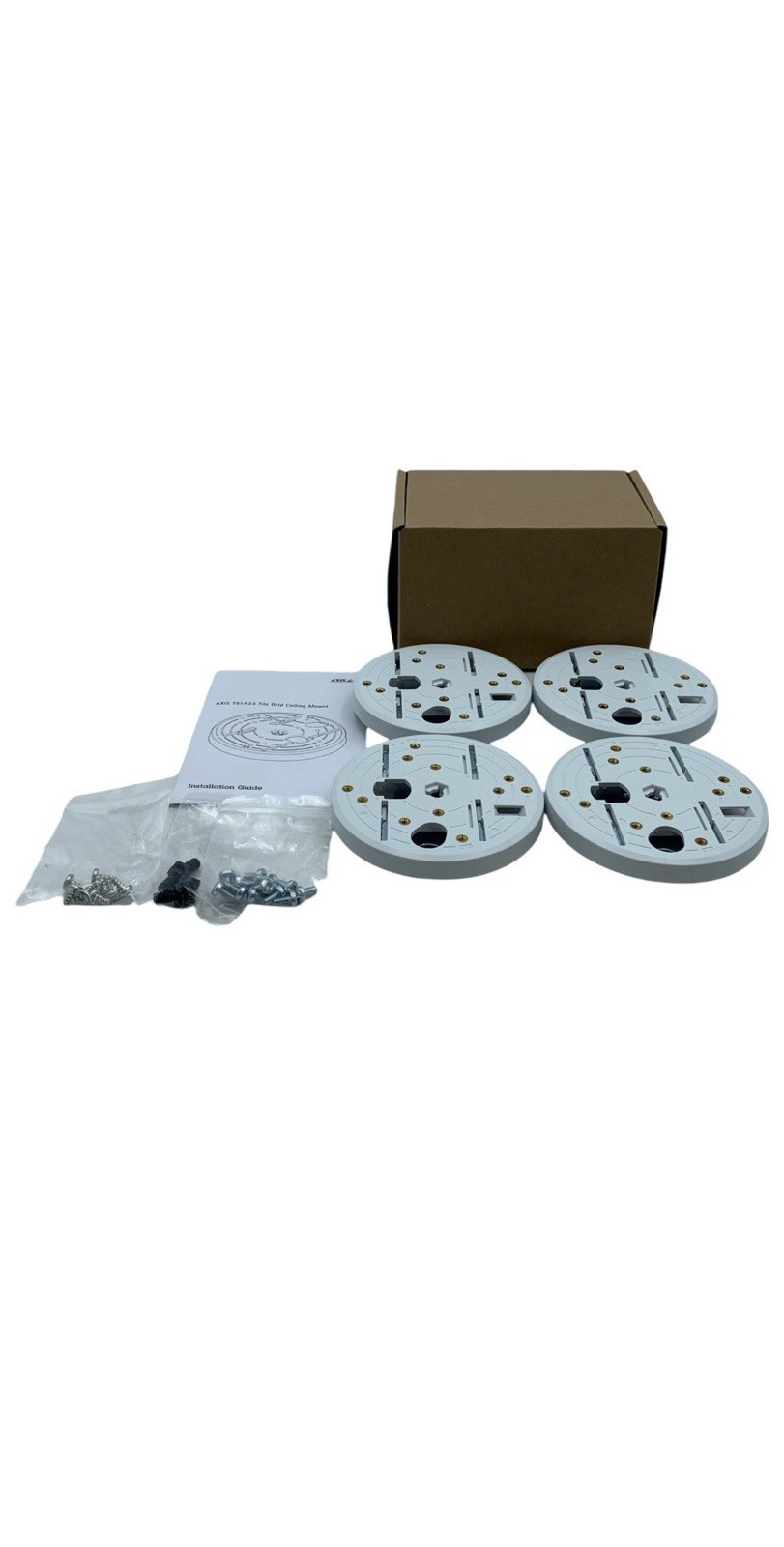Axis T91A23 01612-001 4-Pack Tile Grid Camera Ceiling Mount