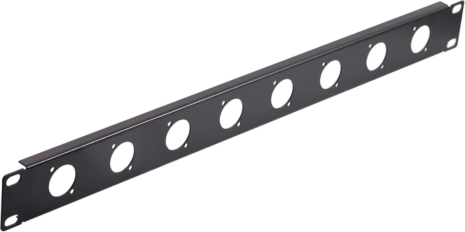 1U8D XLR HDMI Audio Rack Mount Panel for 19" Studio Equipment Enclosure
