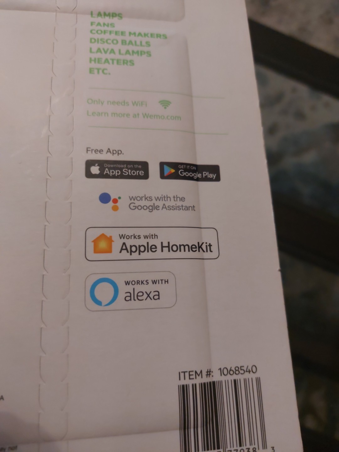 Wemo WiFi Smart Plug