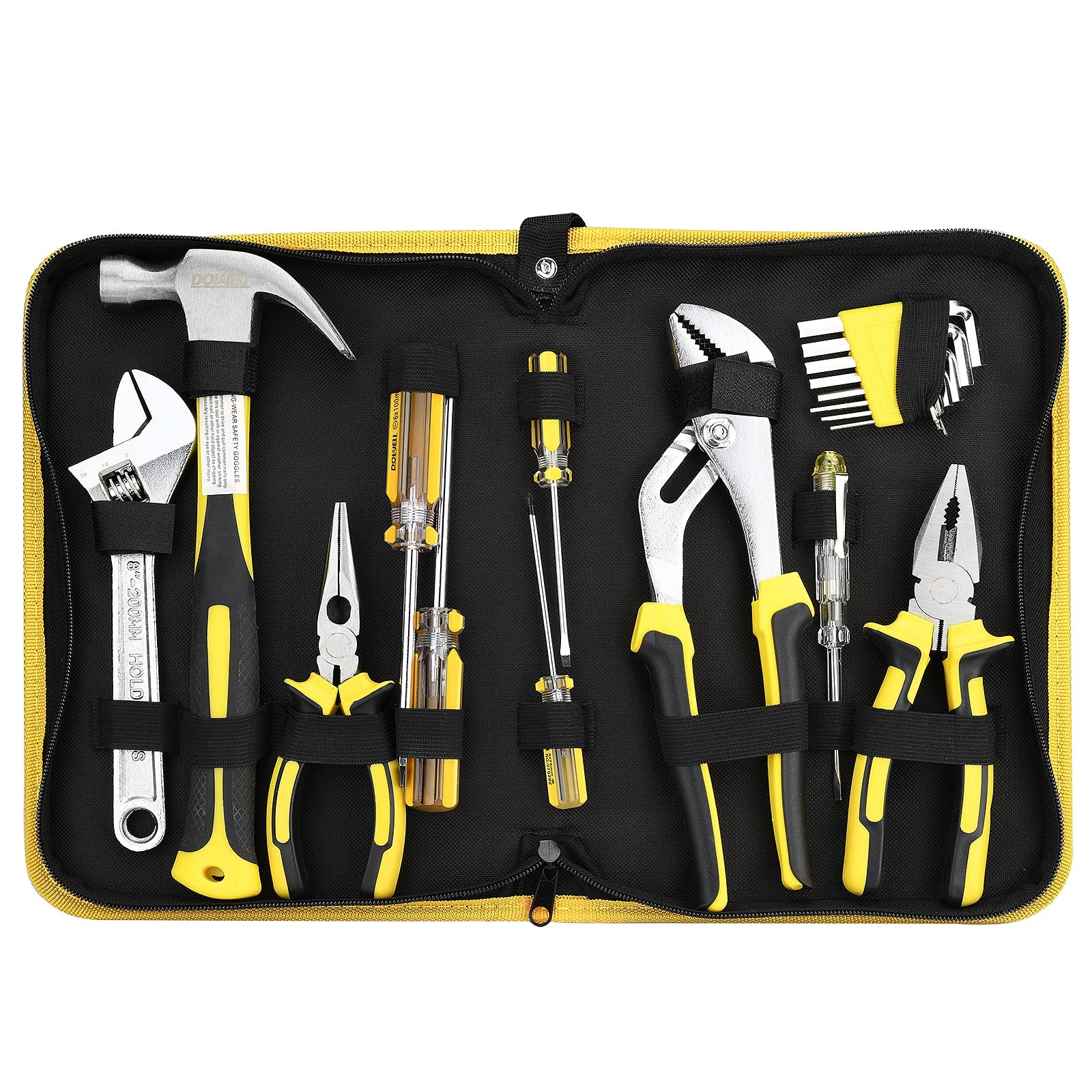 Tool Set Tool Kit 19-Piece Household Tool Kit Set Pliers Screwdriver Set Hex ...