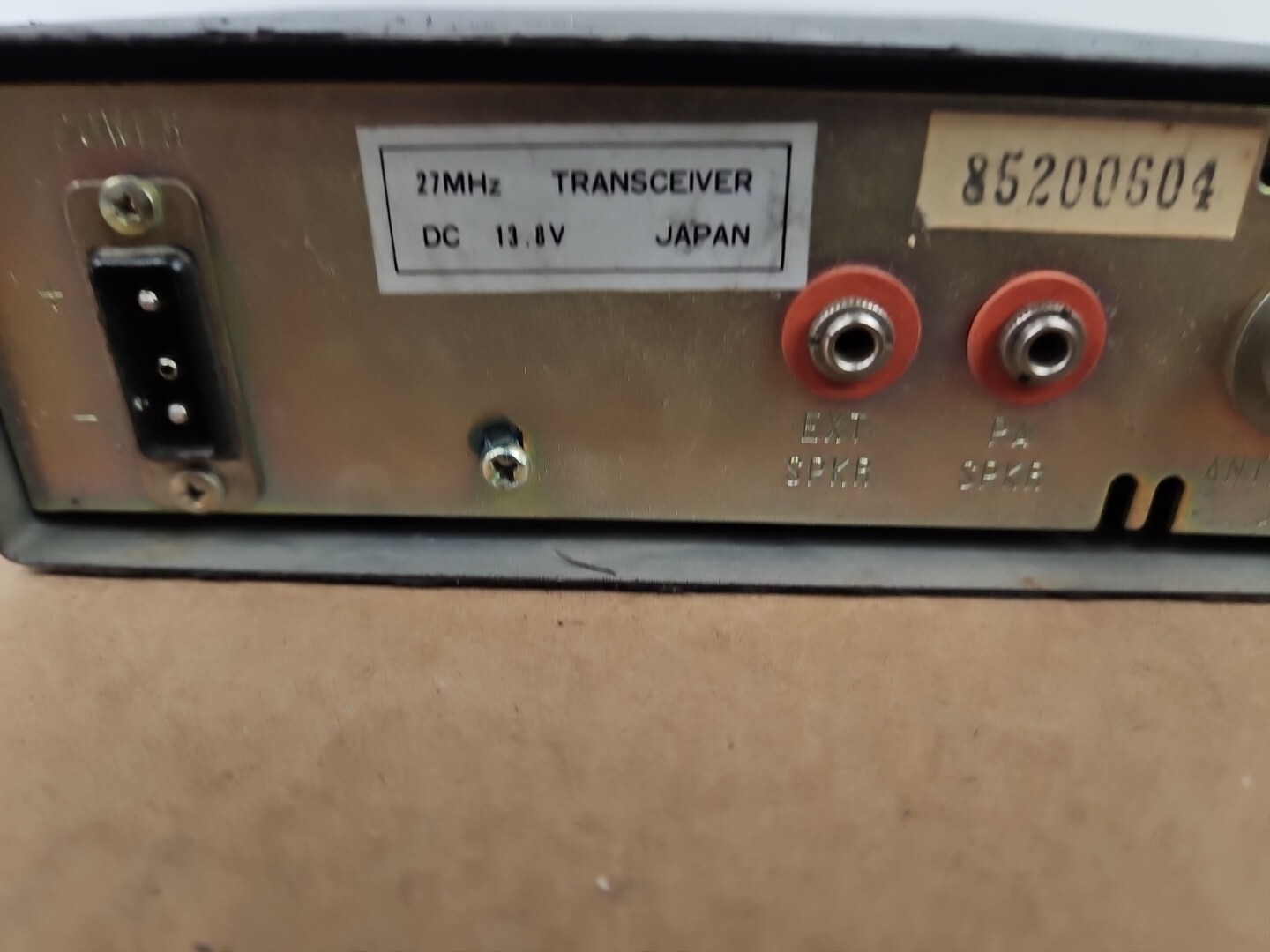 TRS Challenger Model CB Radio Mobile Transceiver Made in Japan *Untested