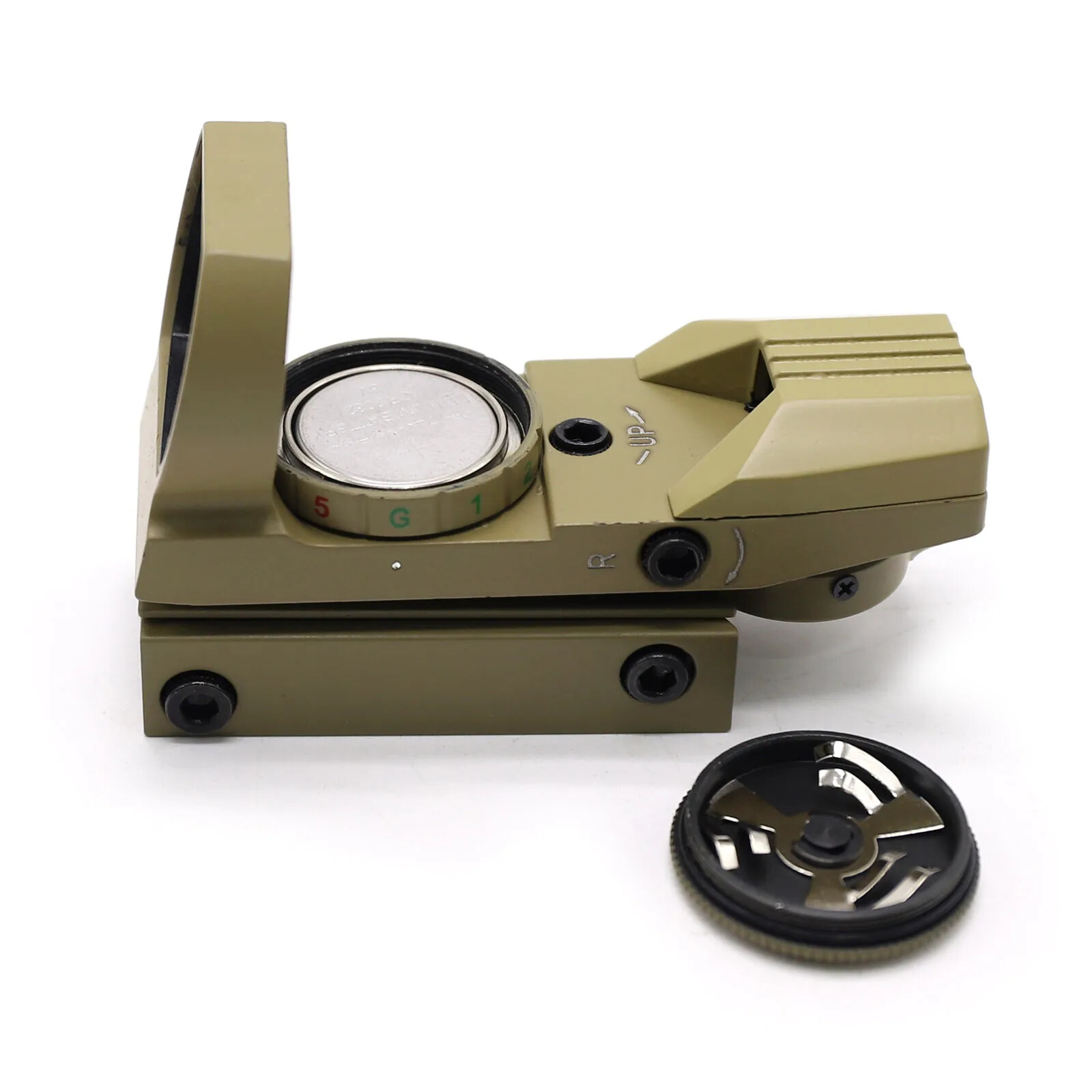 Reflex Optic Red Green Dot Sight Scope For 11/20mm Mount Rail Black/Tan Color
