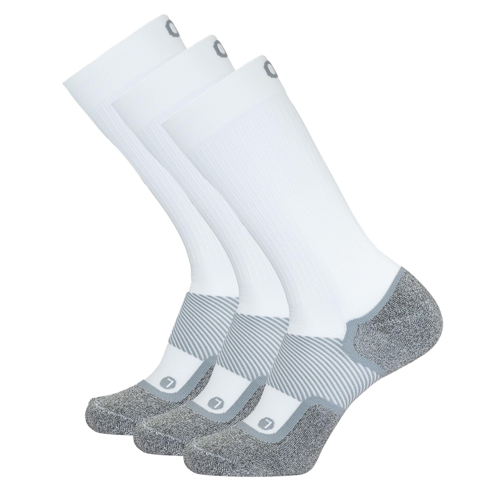 OrthoSleeve Diabetic & Neuropathy Socks (3 Pack) Medium White Crew