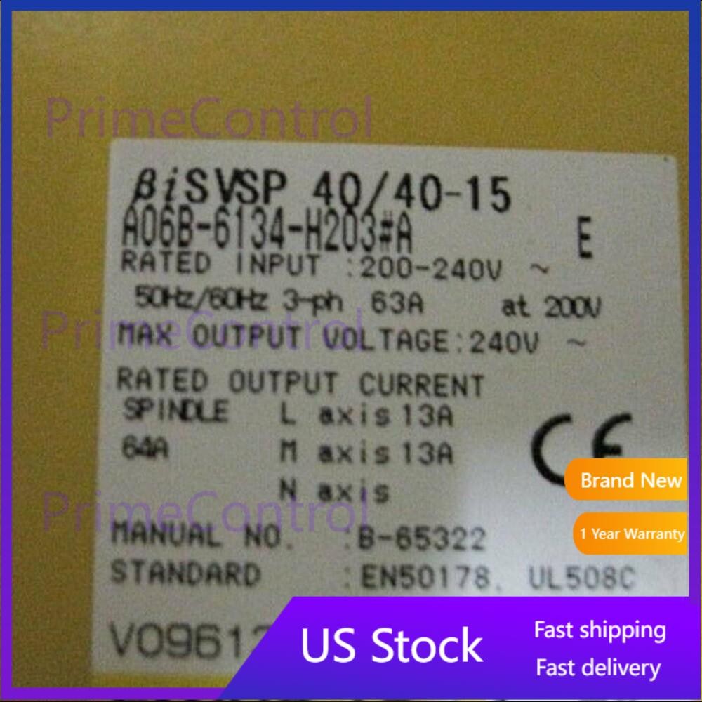 New Fanuc A06B-6134-H203#A Servo Driver Amplifier New With Fast Ship US Free TAX