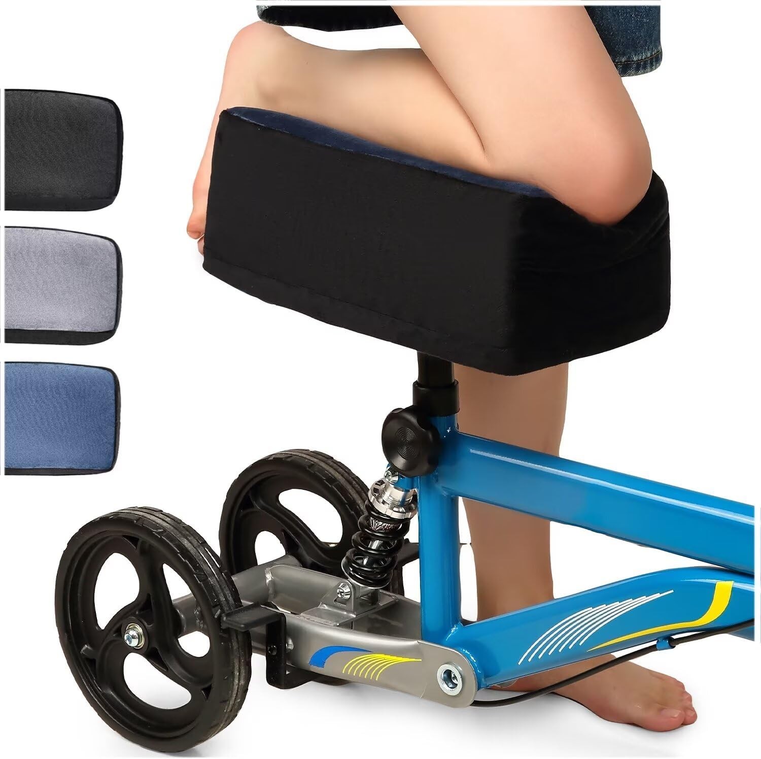 Knee Scooter Cushion Cover - Soft and Comfortable Standard, Blue