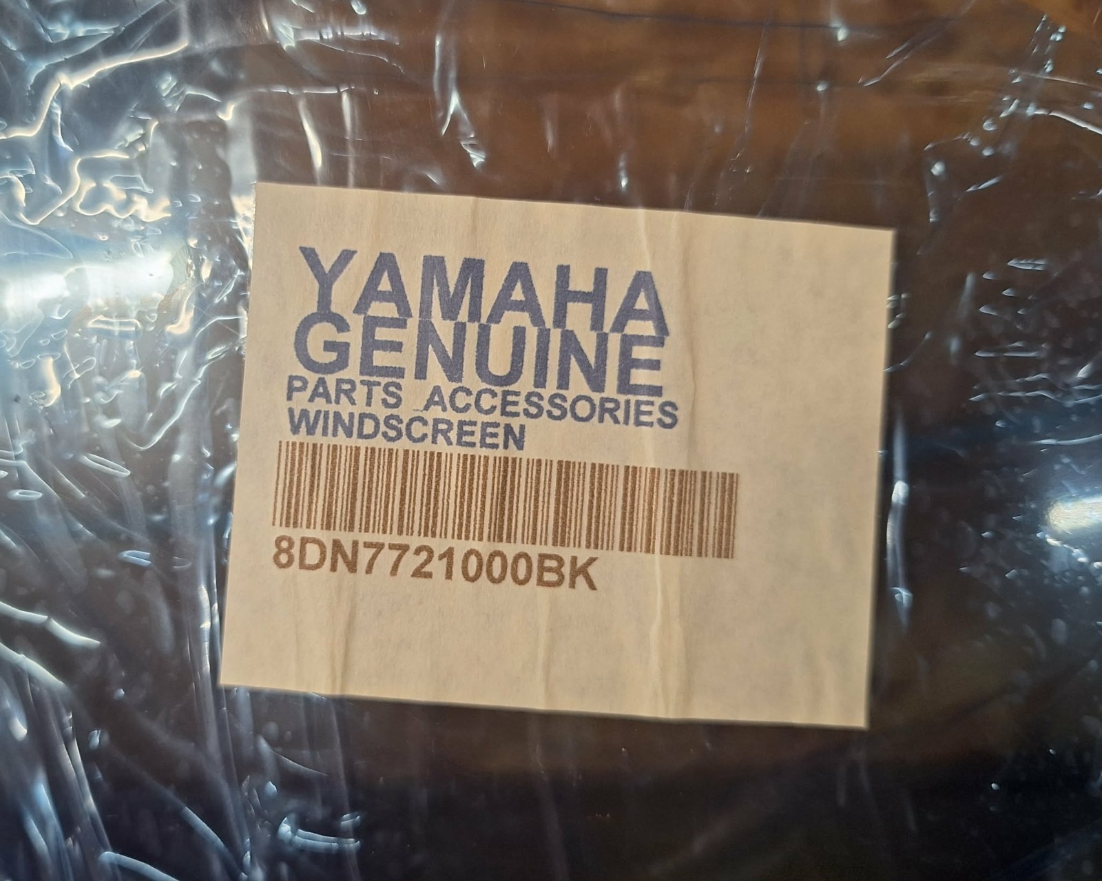 OEM Yamaha Snowmobile Windshield 8DN-77210-00-BK
