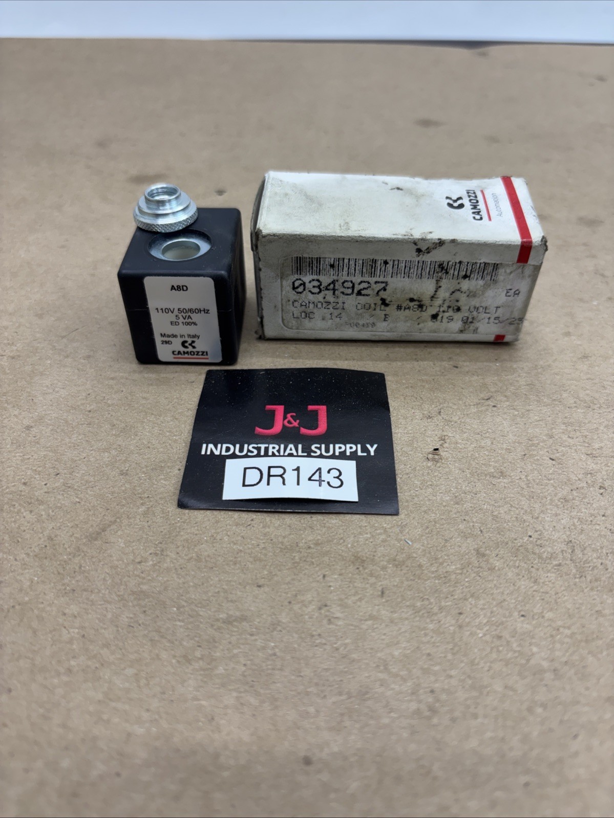 New Open Box A8B, 110volt 50/60Hz coil  Camozzi Fast Shipping Warranty