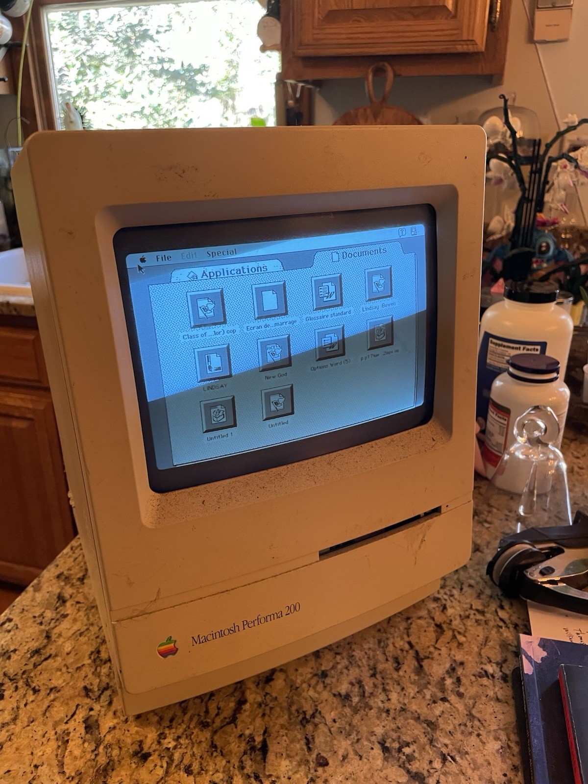 2 Vintage Macintosh Computers, Both Boot Up! No Cords, No Keyboards, No Mice.