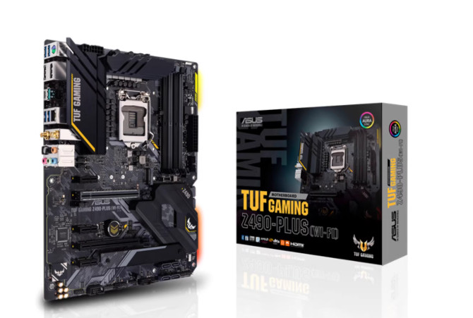 For ASUS TUF GAMING Z490-PLUS WI-FI Motherboard LGA1200 DDR4 ATX