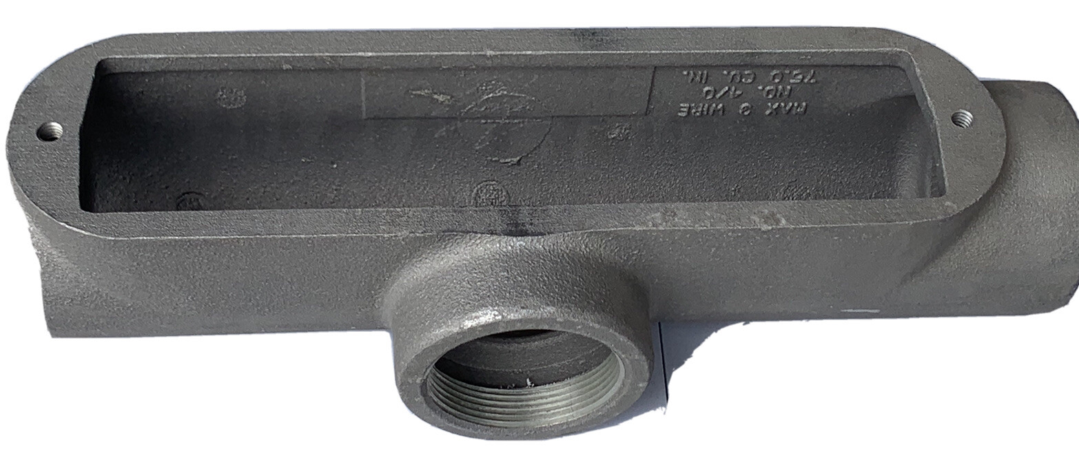 Crouse Hinds BT6SA, 2” Mogul T, 2”, Aluminum, New In Box