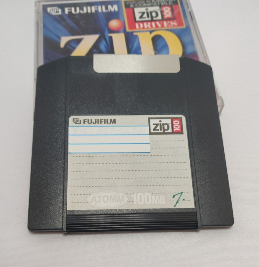 Fujifilm 100MB Zip Drive Disk Mac Formatted USED