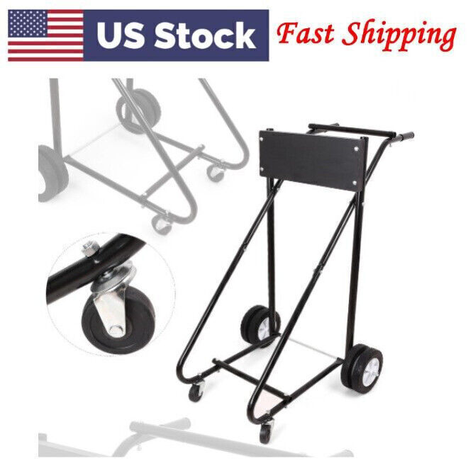 315 Lbs Outboard Boat Stand Carrier Cart Heavy Duty Tool Dolly Storage Motor go