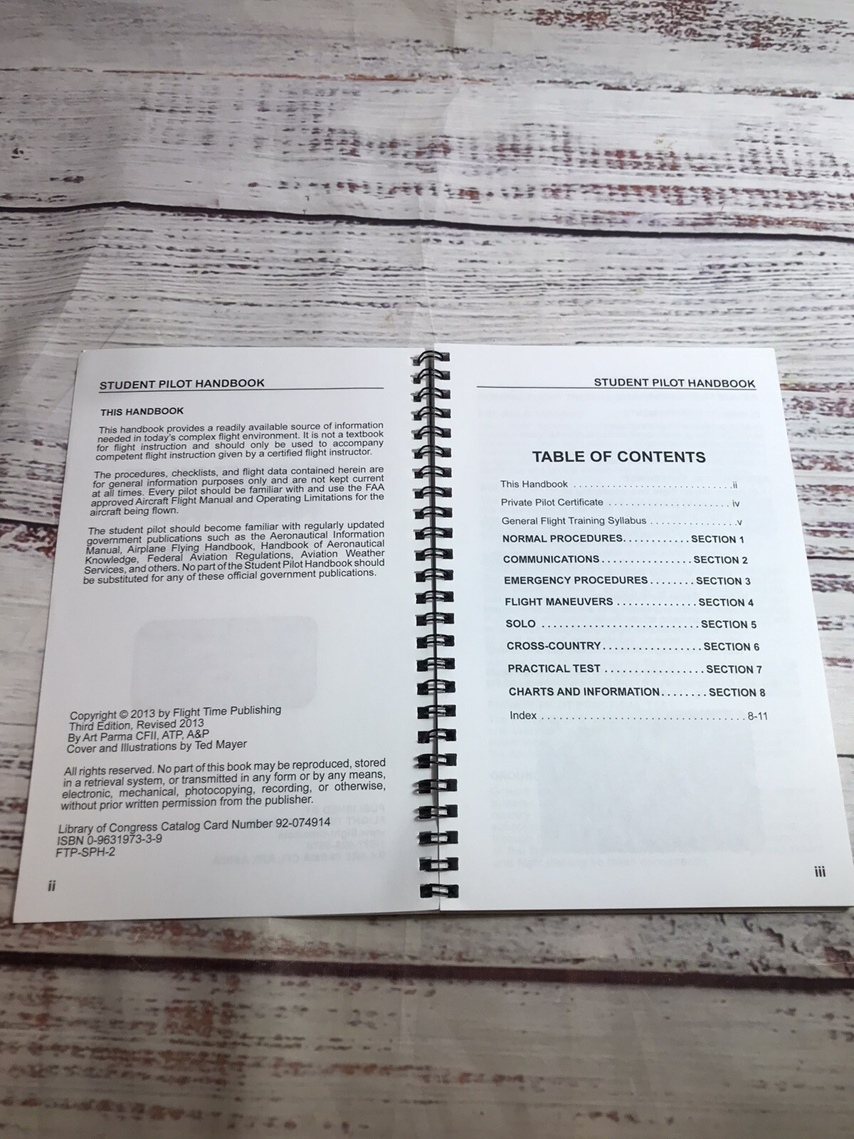 Student Pilot Handbook: Flight Maneuvers & Training Syllabus Art Parma FTP-SPH-3