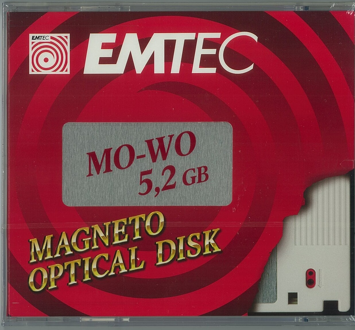 Emtec 5.25" WORM Magneto Optical Disk 5.2GB 2048B/S MO (345615EUW)