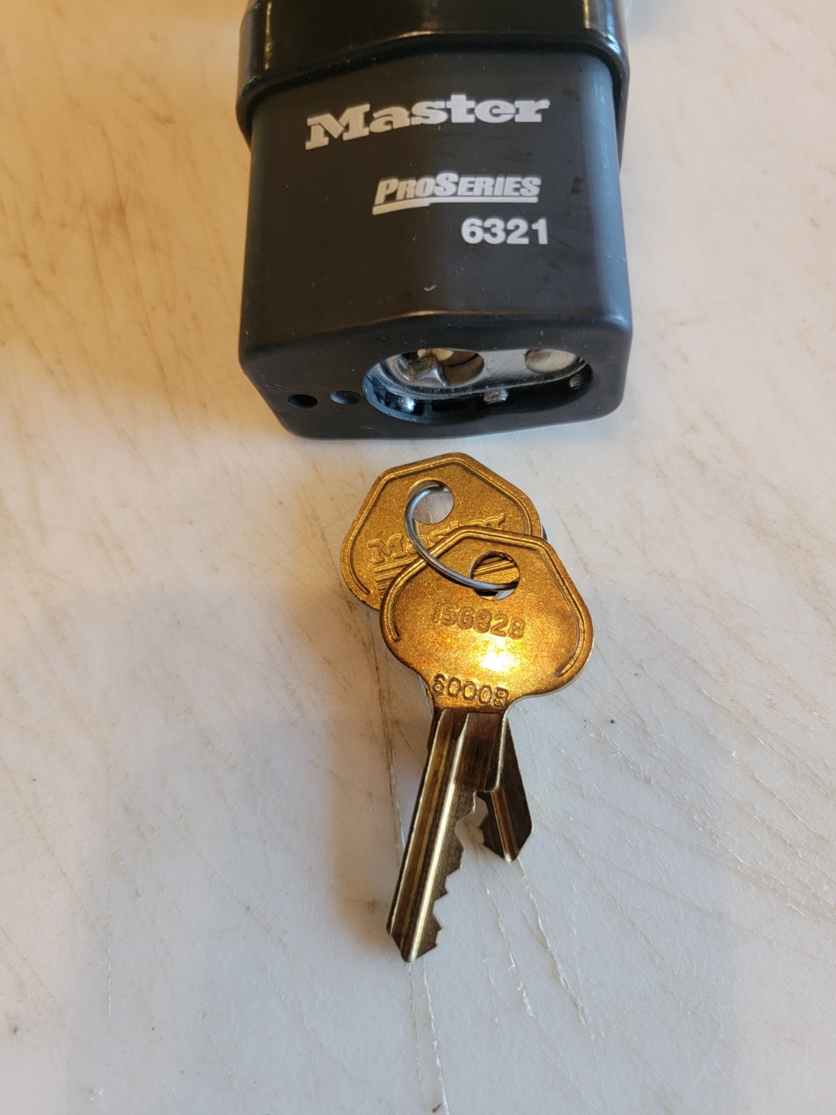 Master Lock ProSeries 6321 Padlock, Keyed Different, Partially Hidden Shackle,