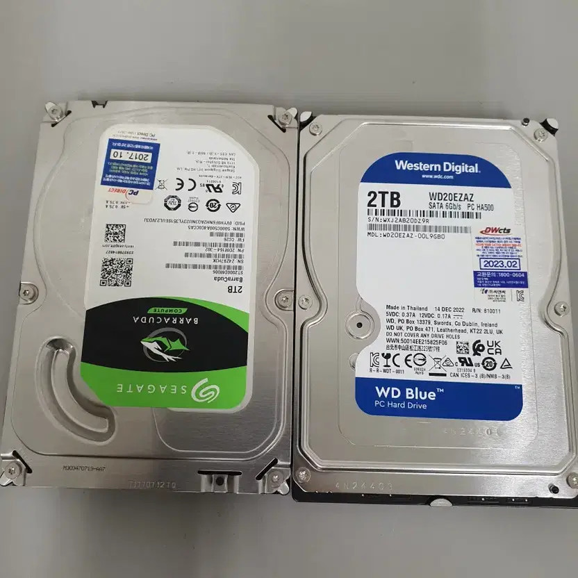 [Free Shipping] Used 3.5-inch 2TB HDD Manufacturer Random Model Official