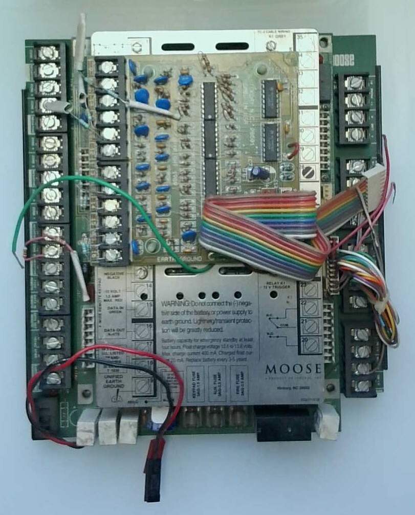 Moose Z1100e Control Panel Board With 16 Zone Hardwired Board And More