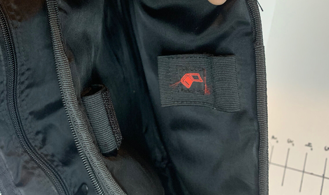 Targus Laptop Bag Briefcase black Soft with red stripe See Description