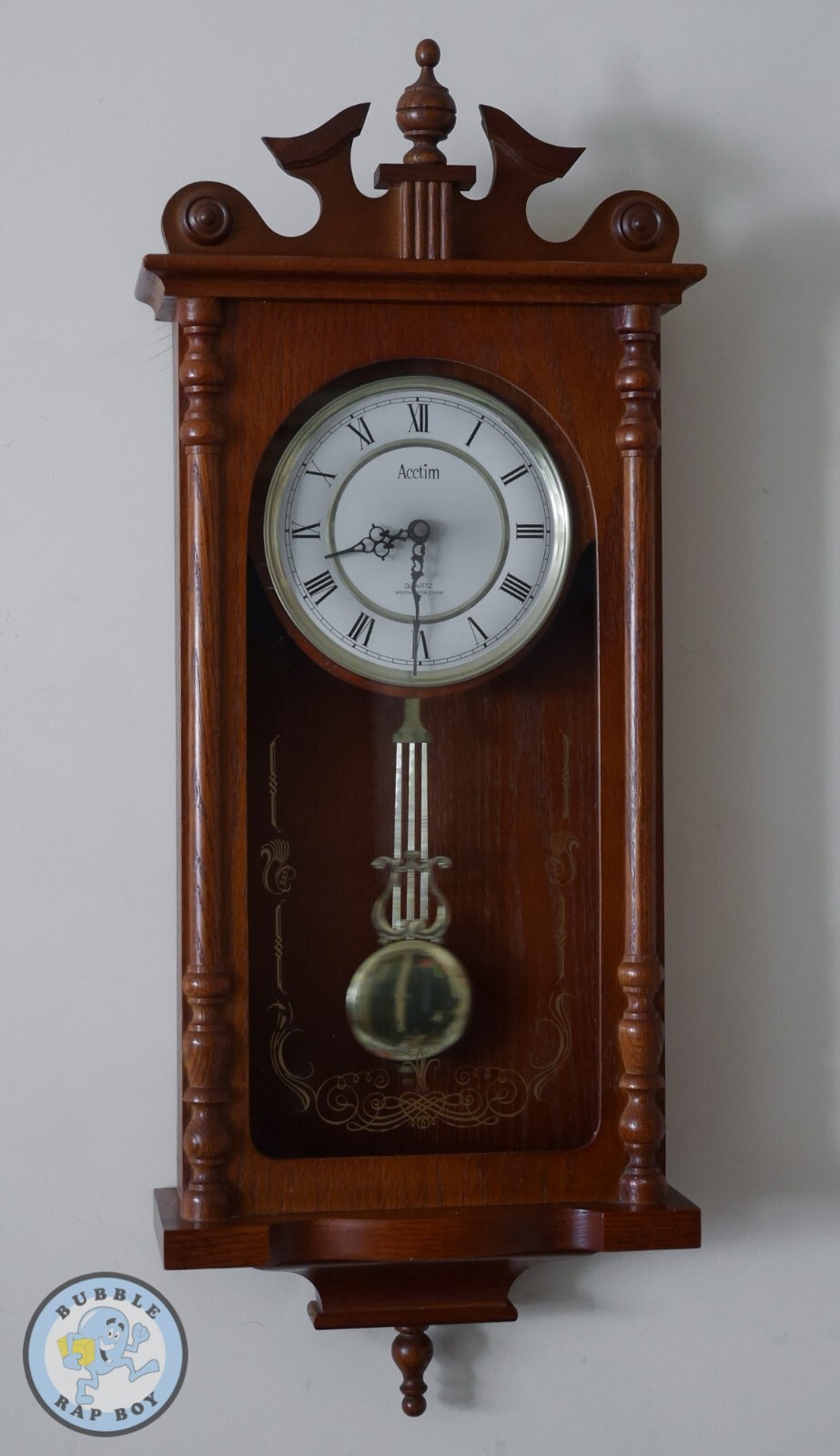 Antique-Style Quartz Pendulum Wall Clock Westminster Chimes Spares/Repair
