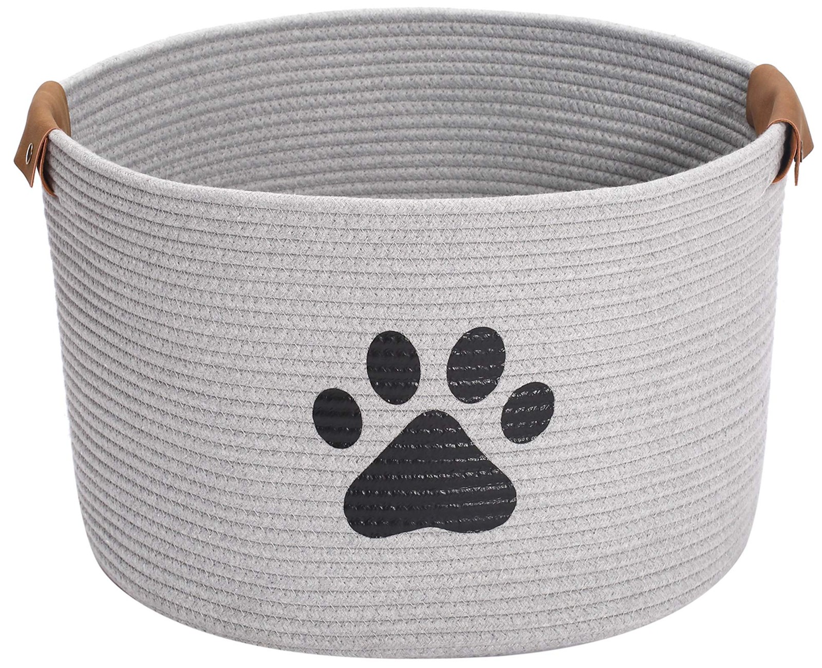 Round Dog dog basket storage weave Rope Storage Basket Pet/Doy Dog Storage Ba...